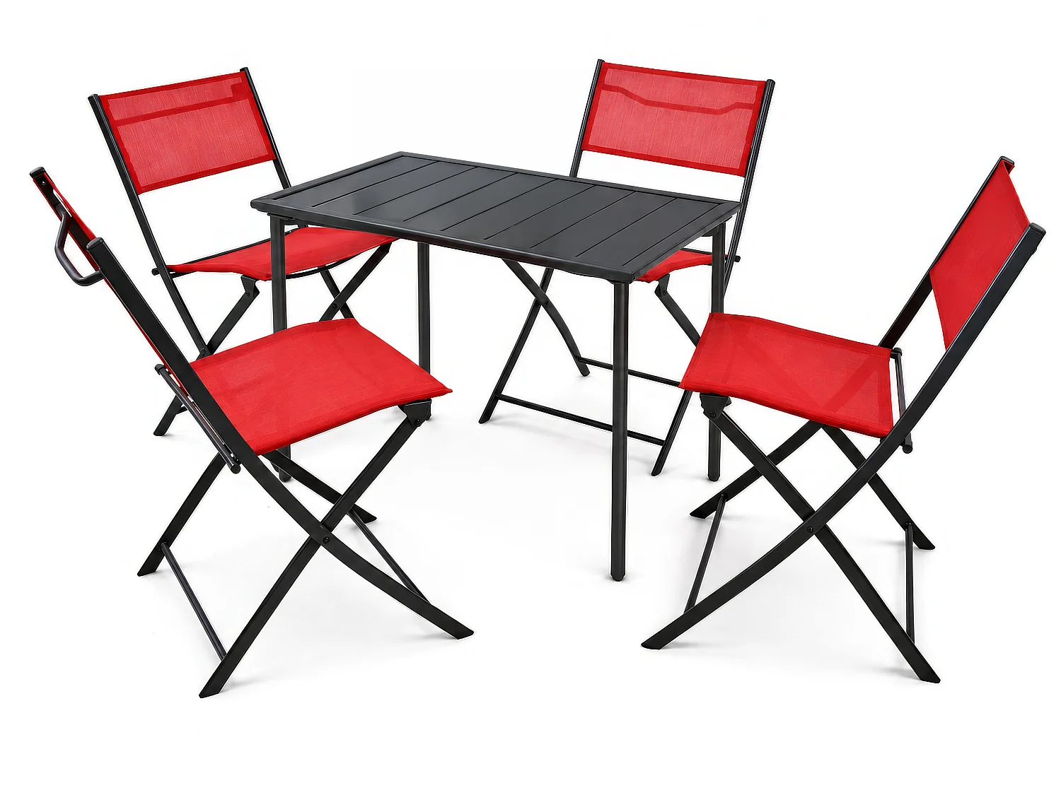 5 tlg. Bistroset Balkonset Gartenset Sumila 80x55
