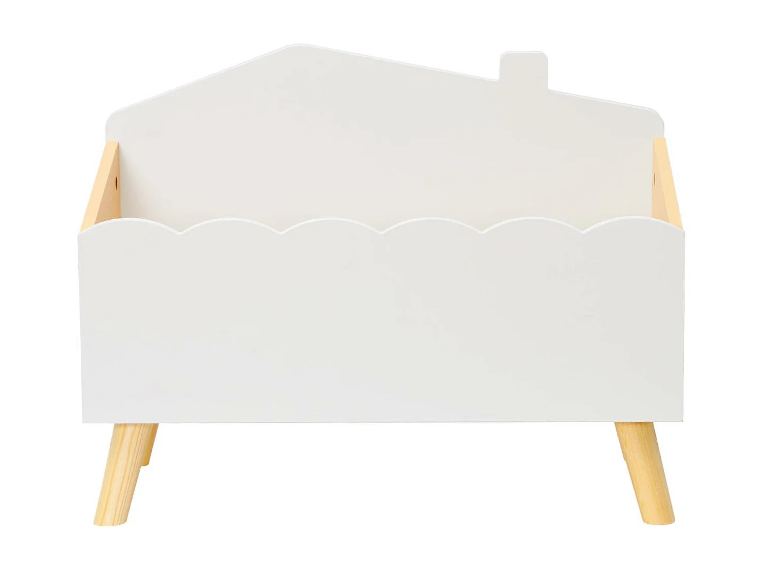 Caja de almacenamiento infantil blanco