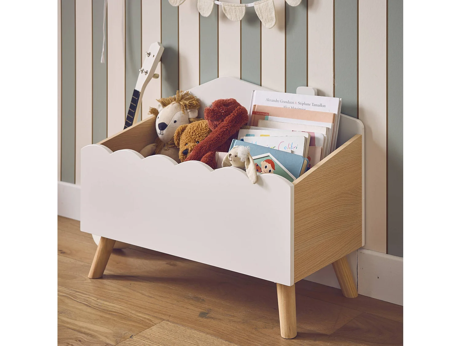 Contenitore per bambini, bianco