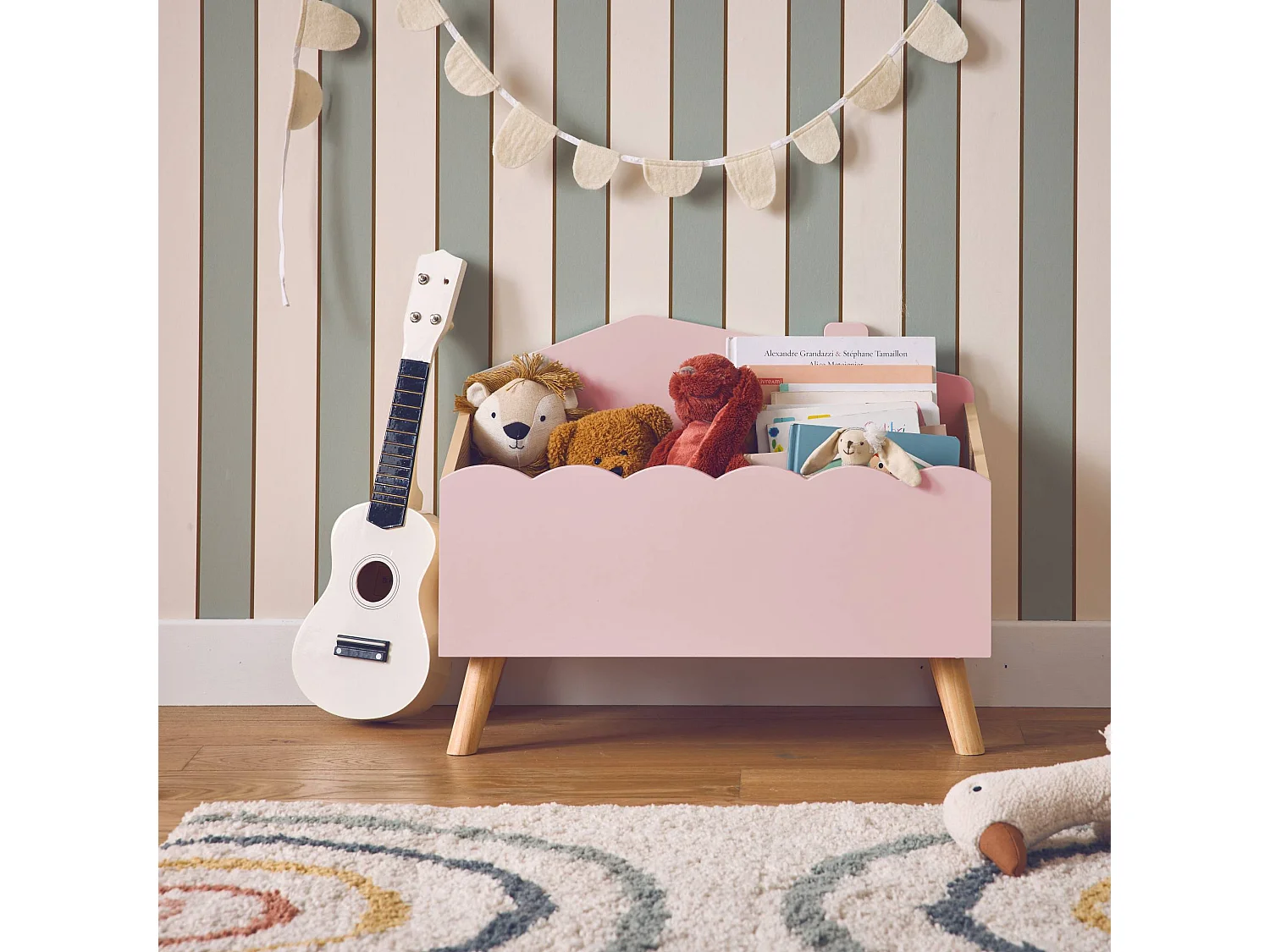 Contenitore per bambini, rosa