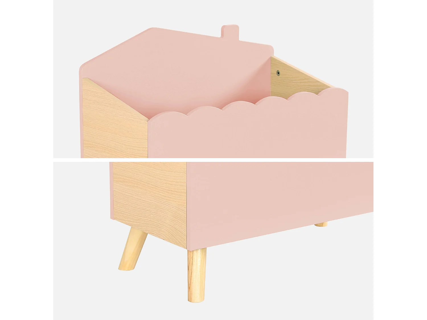 Contenitore per bambini, rosa