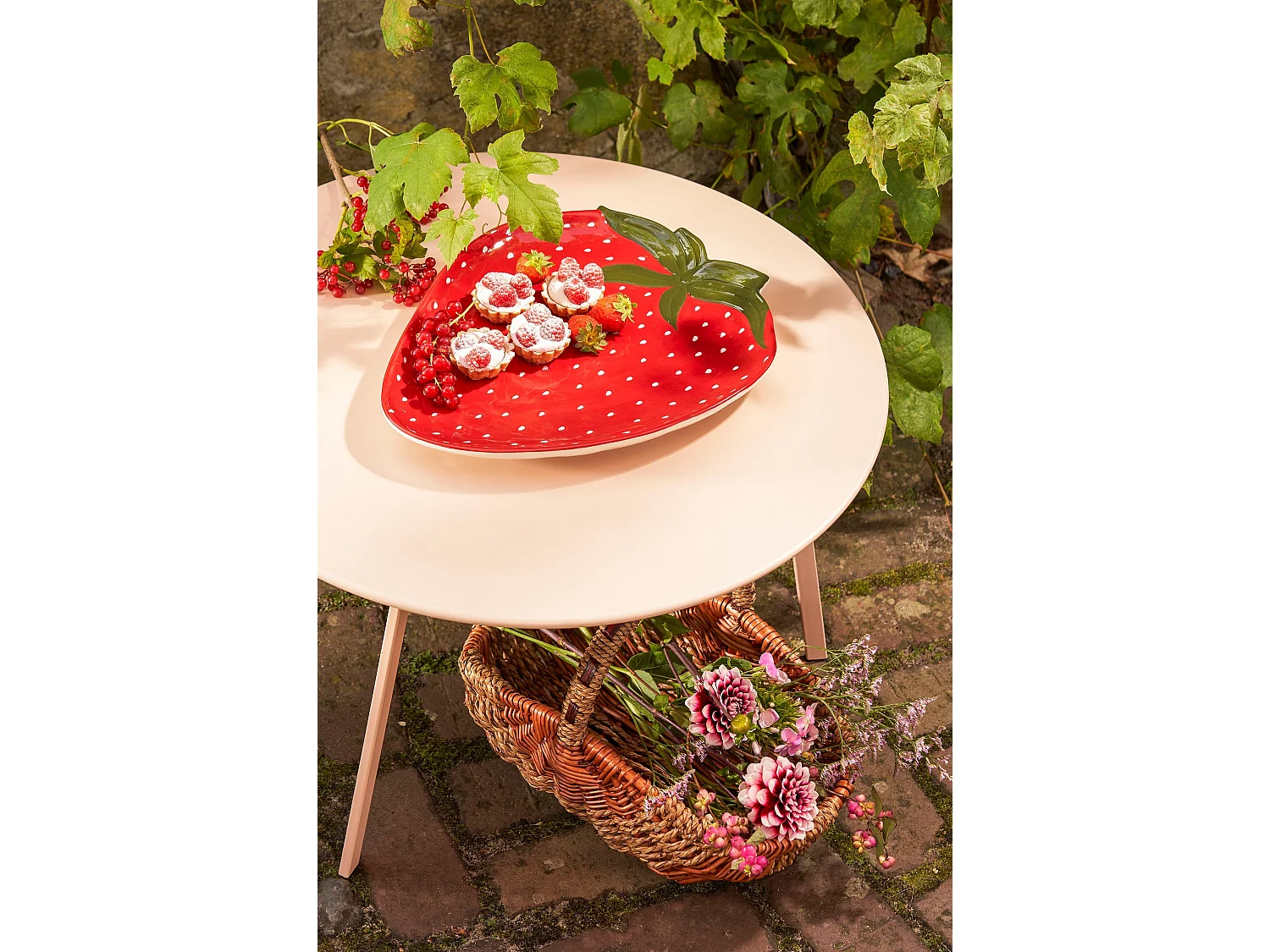 Plato de Cerámica - 36 x 29 x 3 - Rojo -