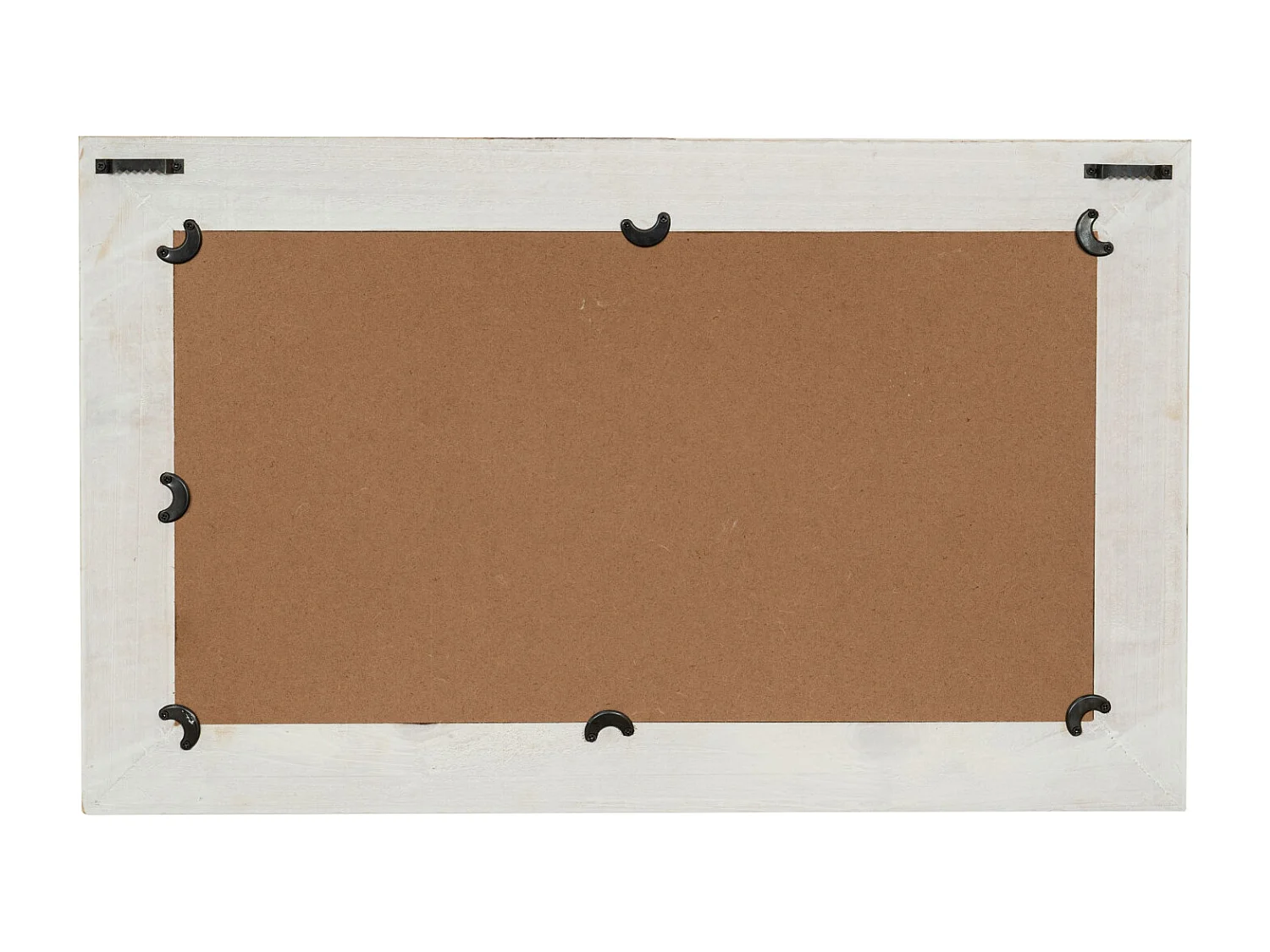 Tableau mural rectangulaire avec cadre en bois - 62x2x38 cm - MemoBois