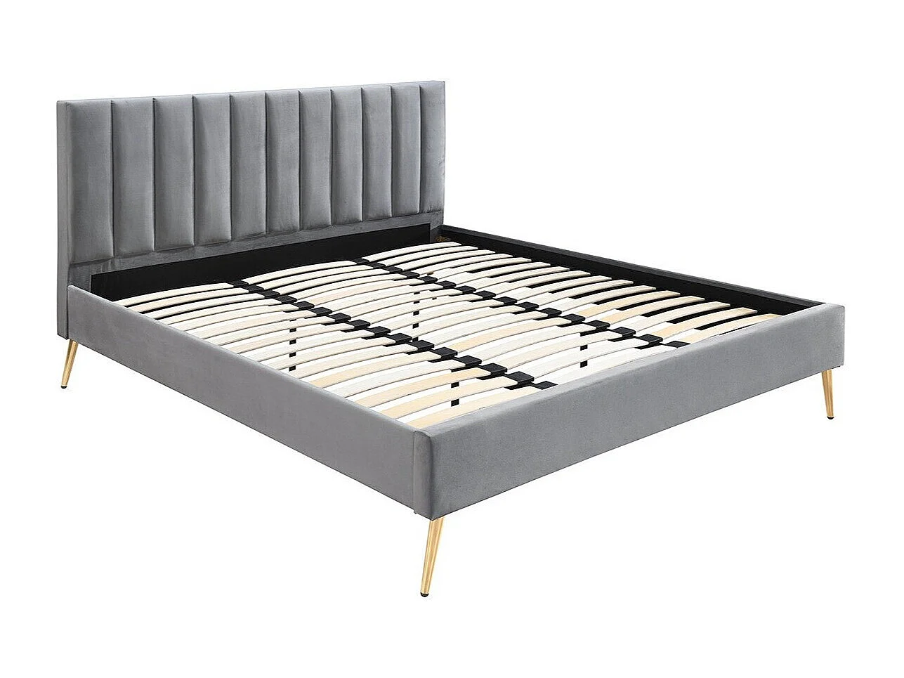 Cama Comfivo 351, Doble, De color marrón claro, 180x200, Tapiz, Somieres, 185x218x111cm