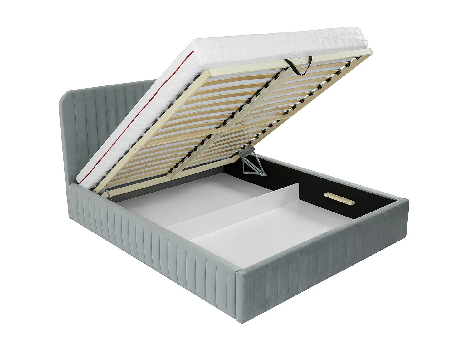 Cama TrendyNest 108, Doble, Marrón, 140x200, Tapiz, Somieres, 151x212x106cm