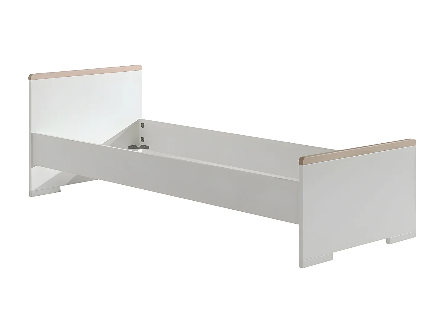 Pack - Lit Enfant & Tiroir "London" 90x200cm Blanc