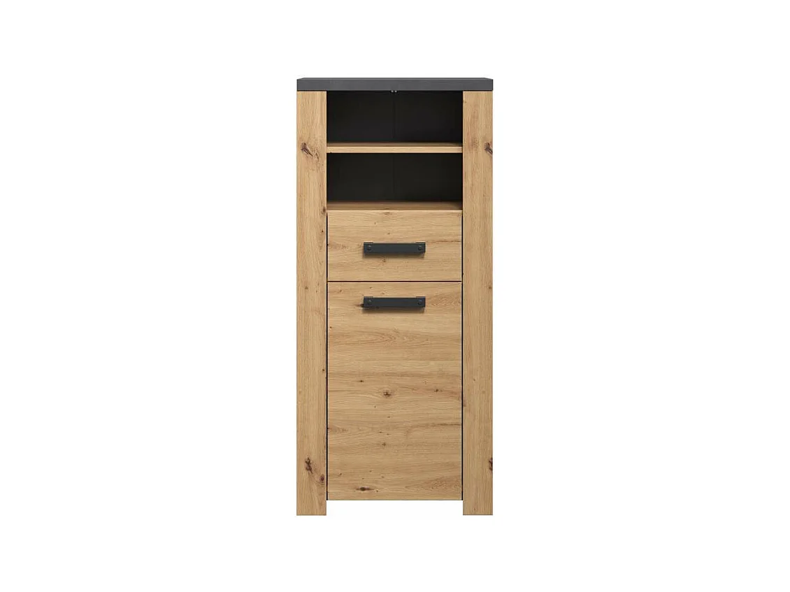 Follow armoire de salle de bain chêne décor.