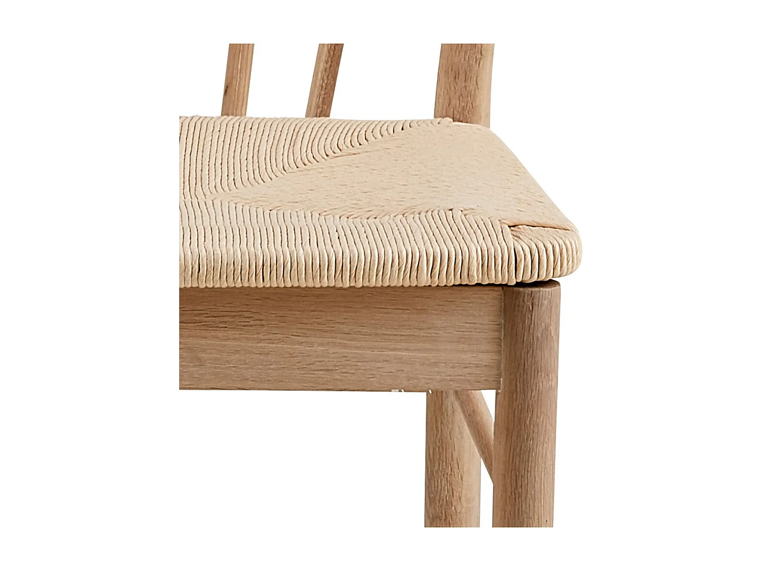 Cassandra chaise de salle à manger avec accoudoirs blanc.