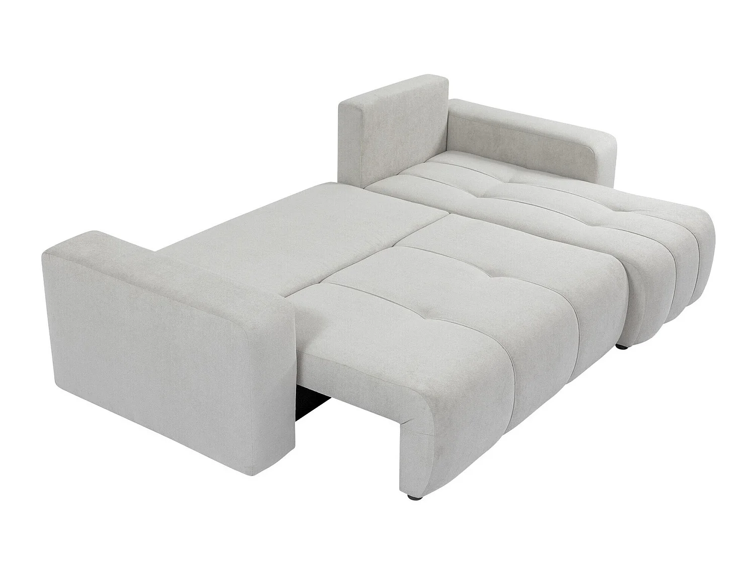 Canapé d'angle Comfivo Laurus, Gris foncé, Fonction de couchage