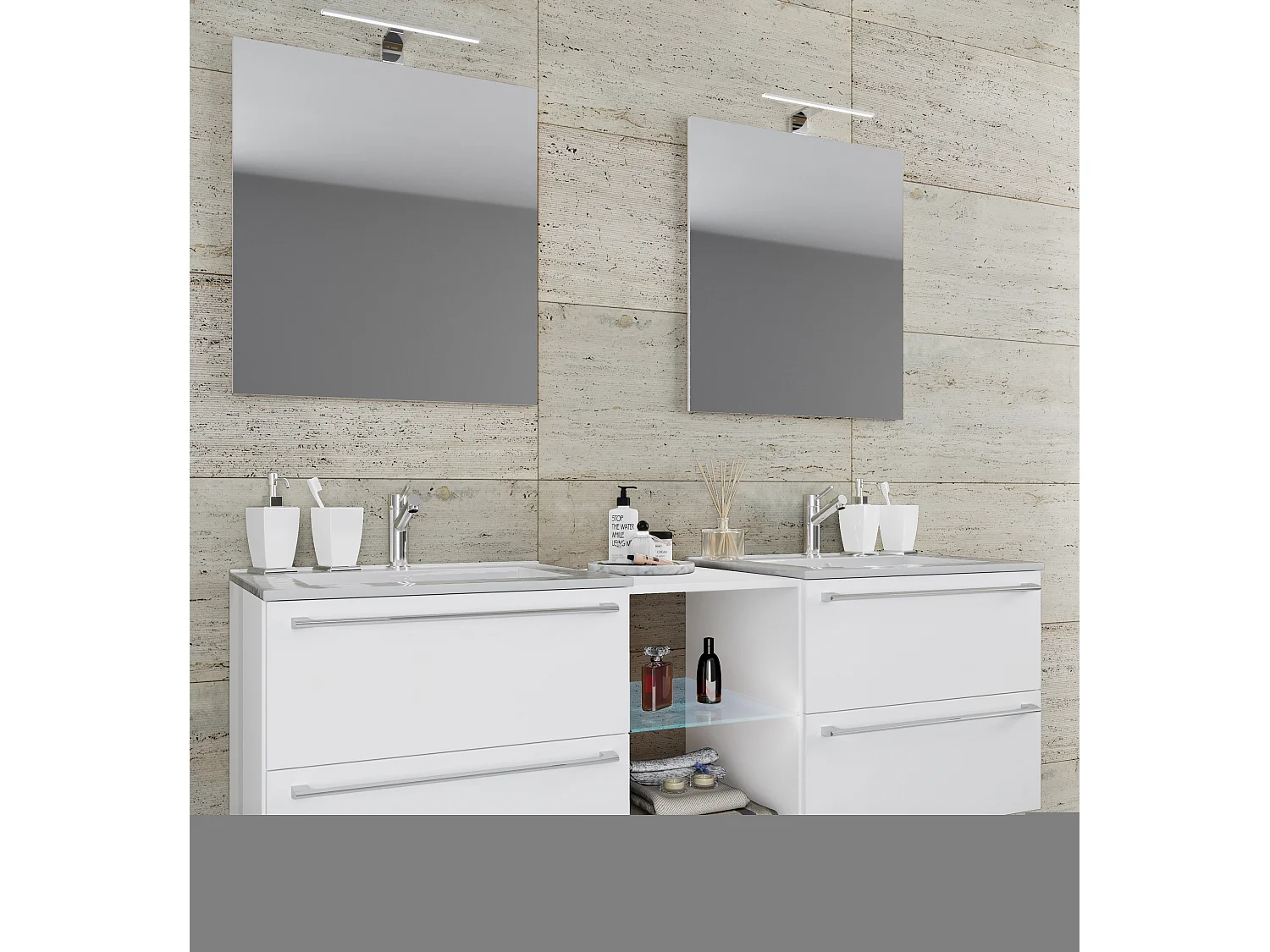 3-pièces lavabo Badinos XXL