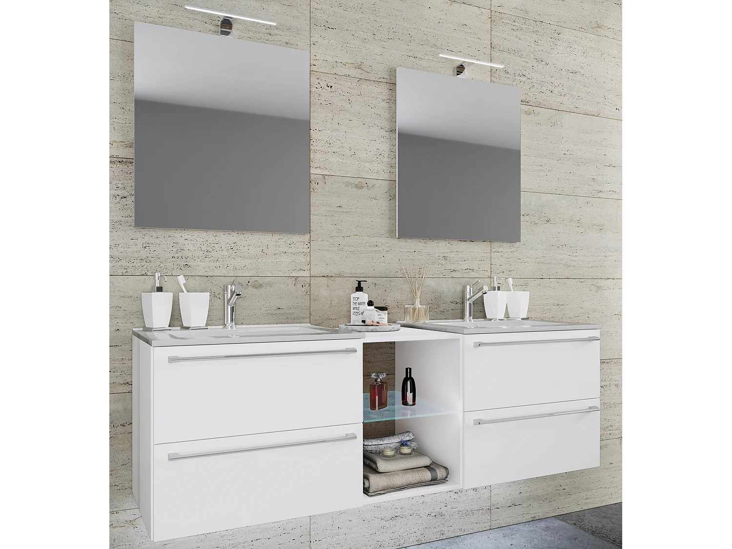 3-pièces lavabo Badinos XXL