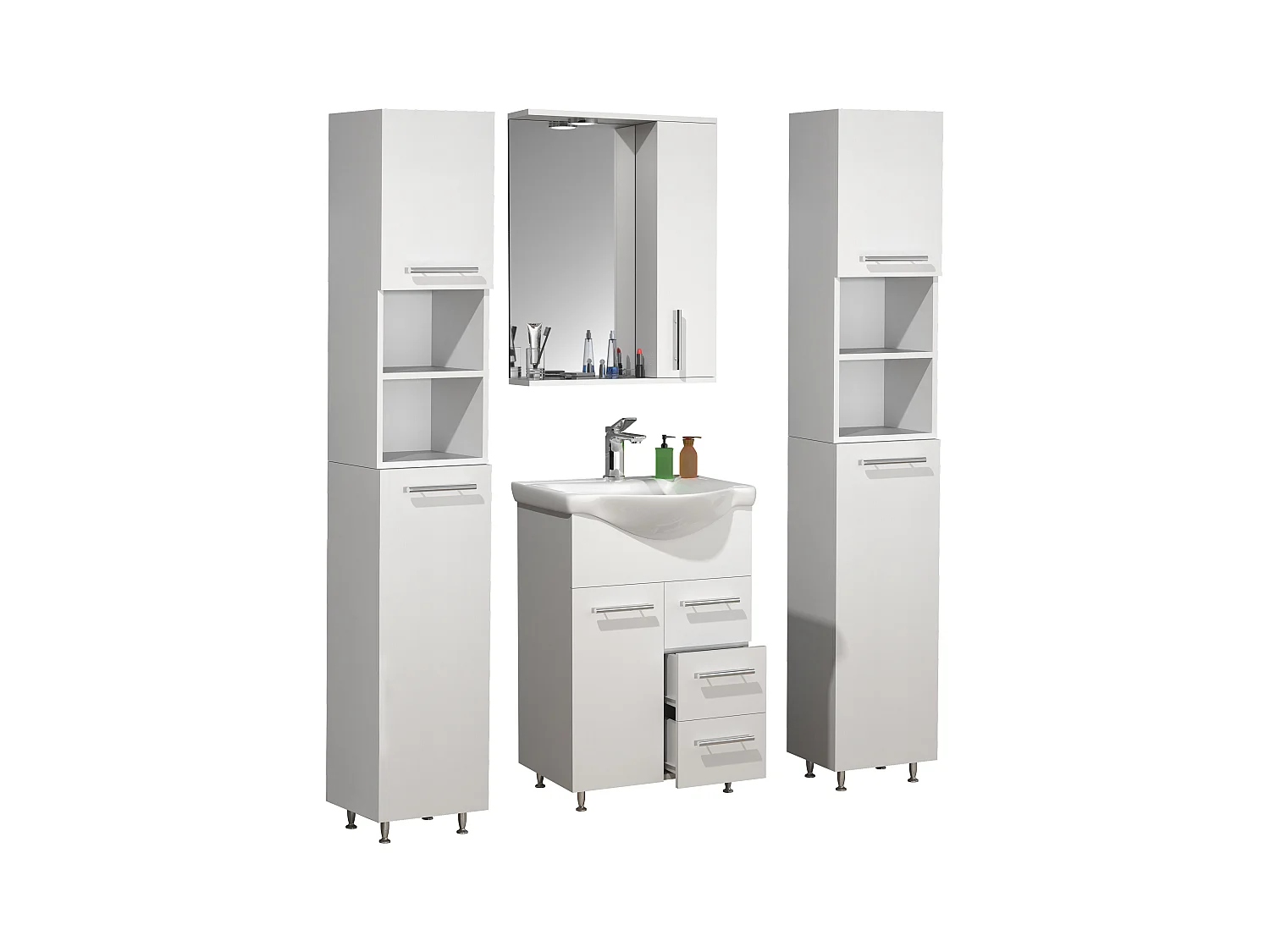 5 stks. wastafelmeubel Lisalo L