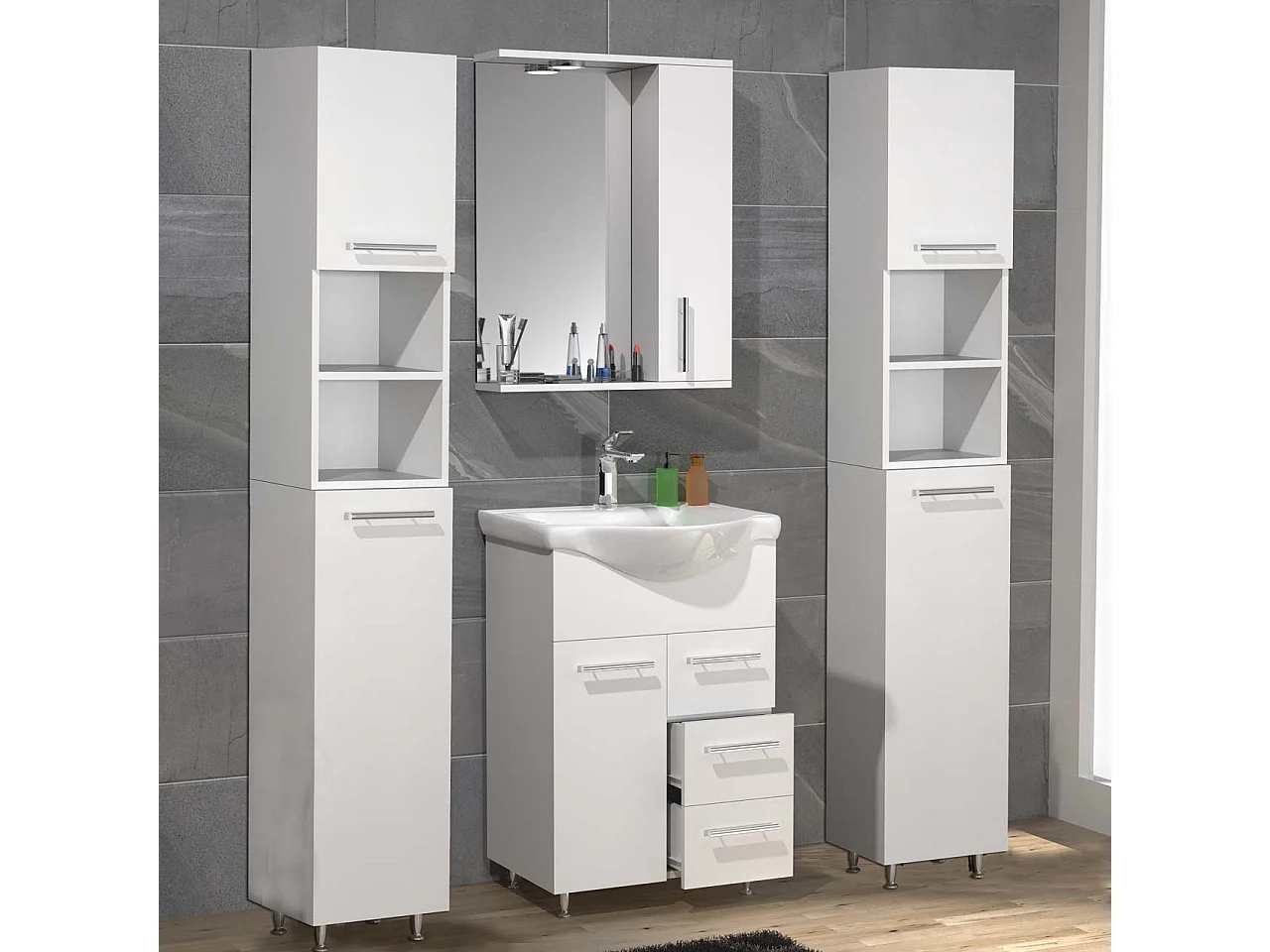 5 pz. lavabo da bagno Lisalo L