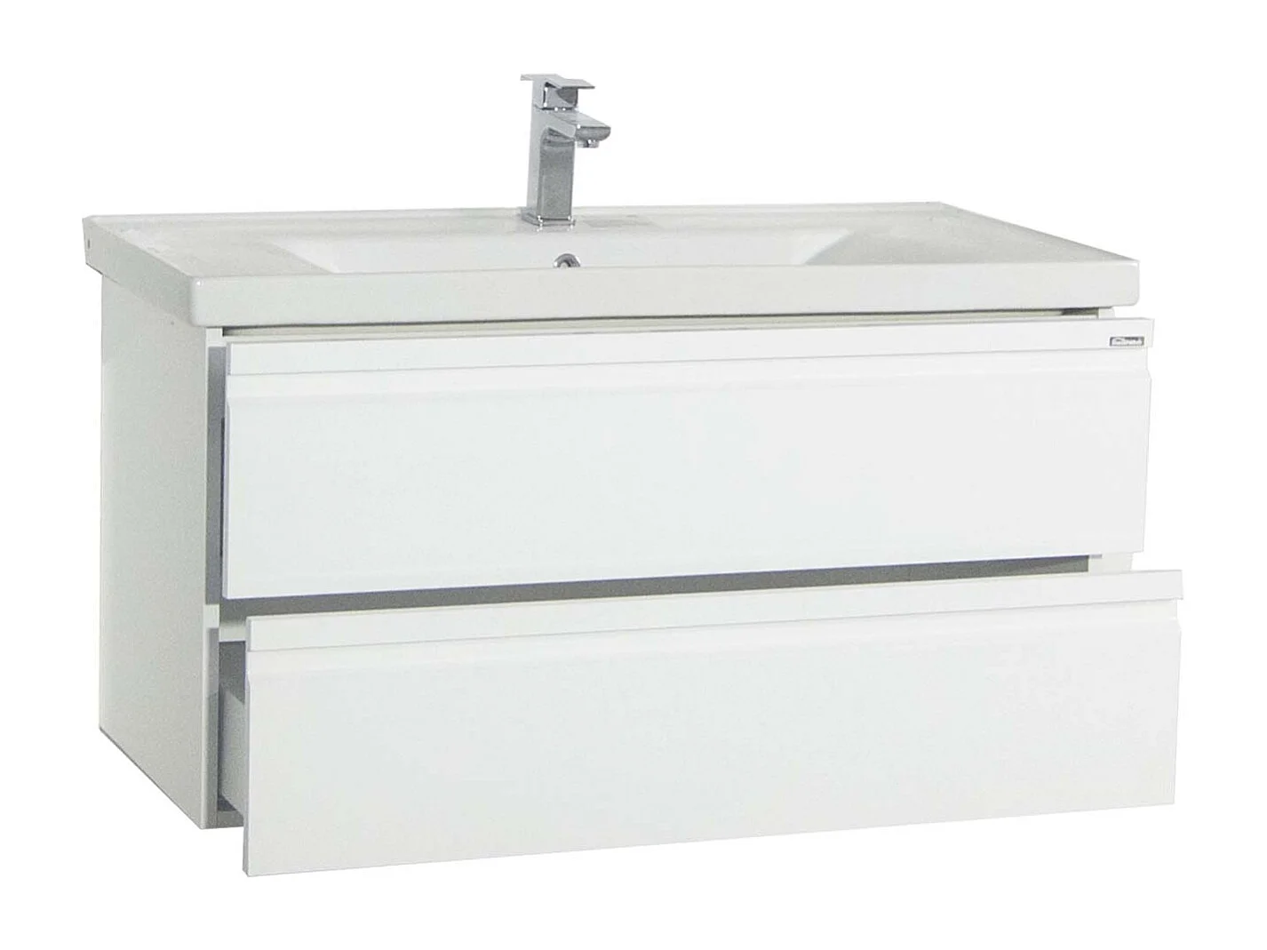 Bathroom furniture washbasin Silora White H. 54 x W. 100 x D. 46 cm