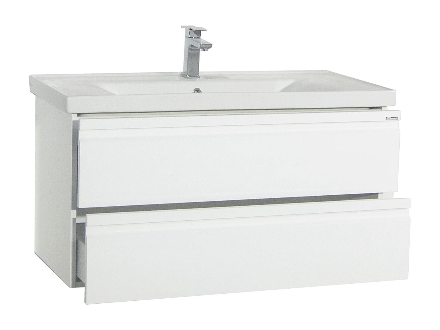 Bathroom furniture washbasin Silora White H. 54 x W. 100 x D. 46 cm