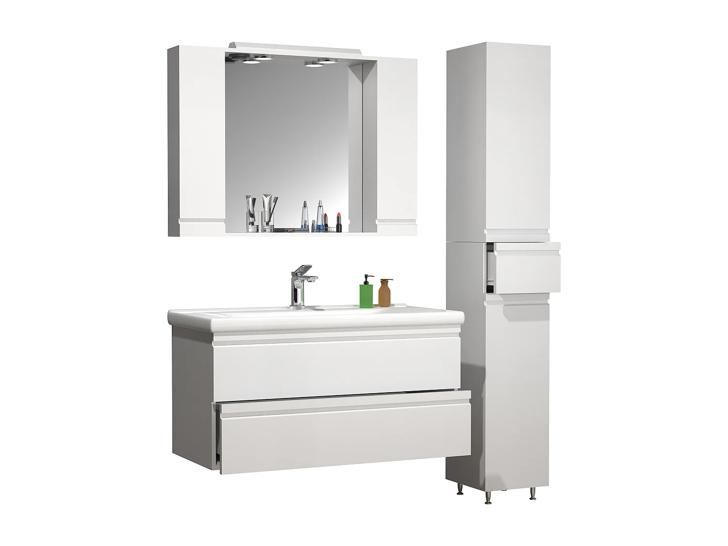 4 pcs. lavabo Silora XL