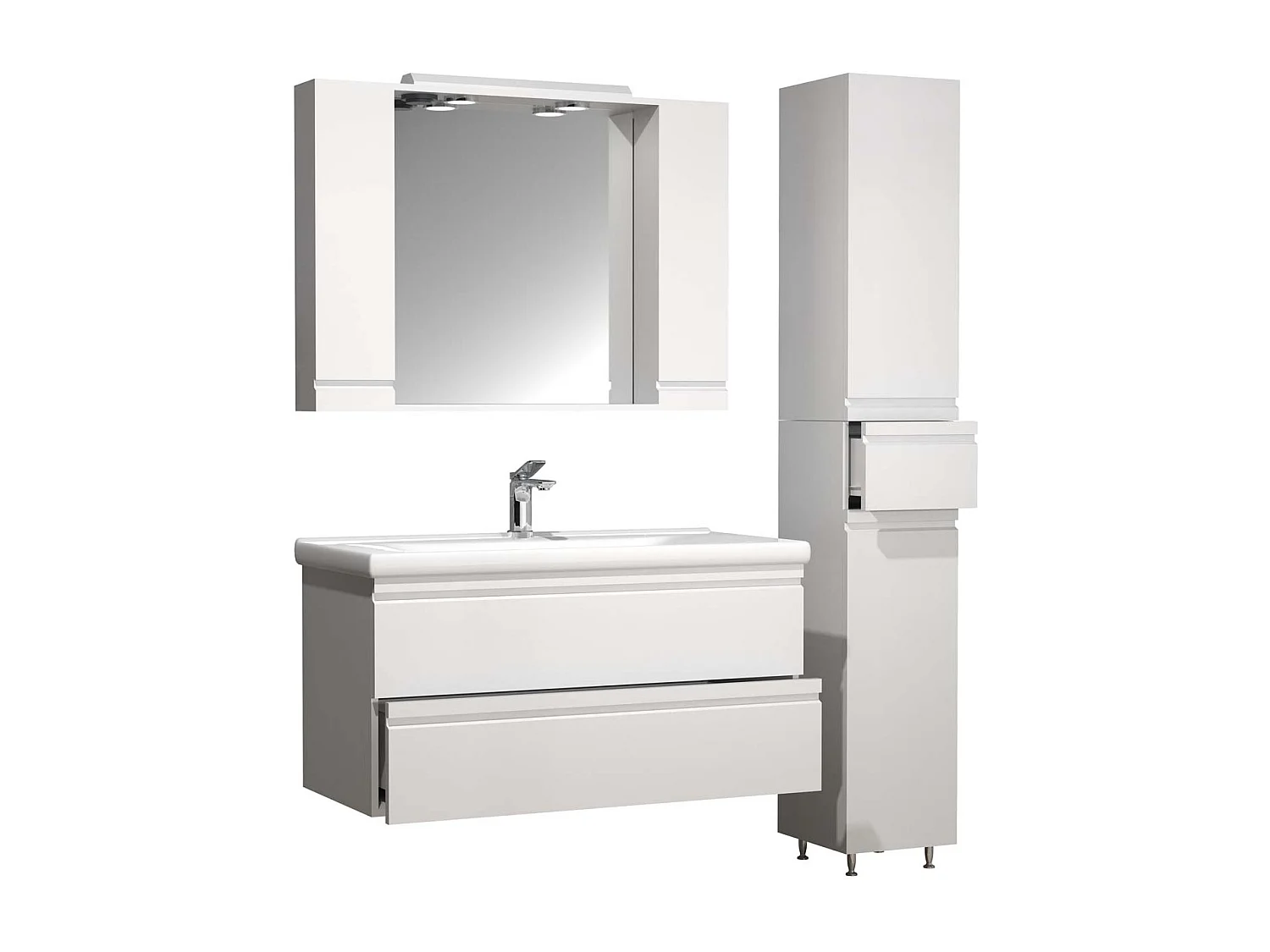 4 pcs. lavabo Silora XL