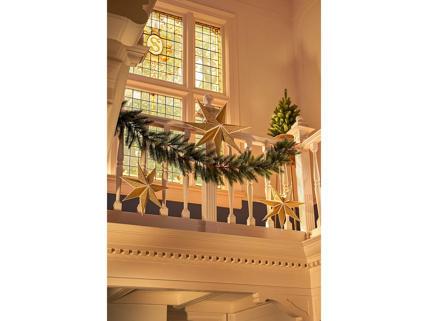 Guirlande van pvc hardneedle - 180 x Ø30 - Groen - PITTSBURGH