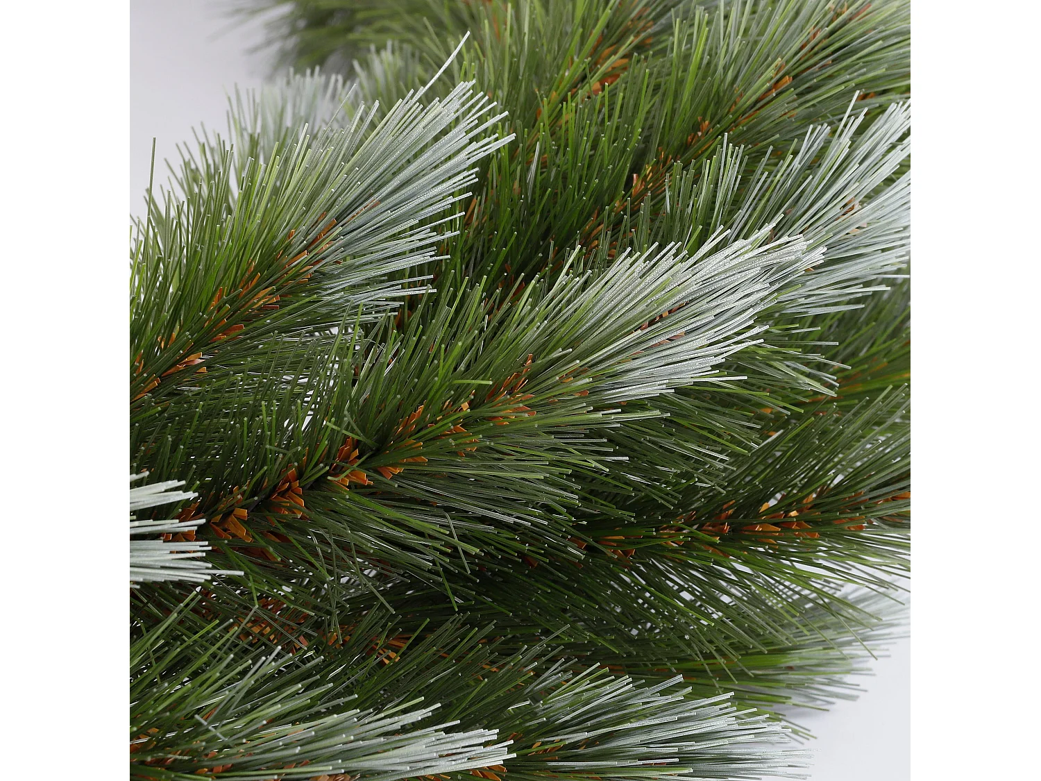 Guirlande van pvc hardneedle - 180 x Ø30 - Groen - PITTSBURGH