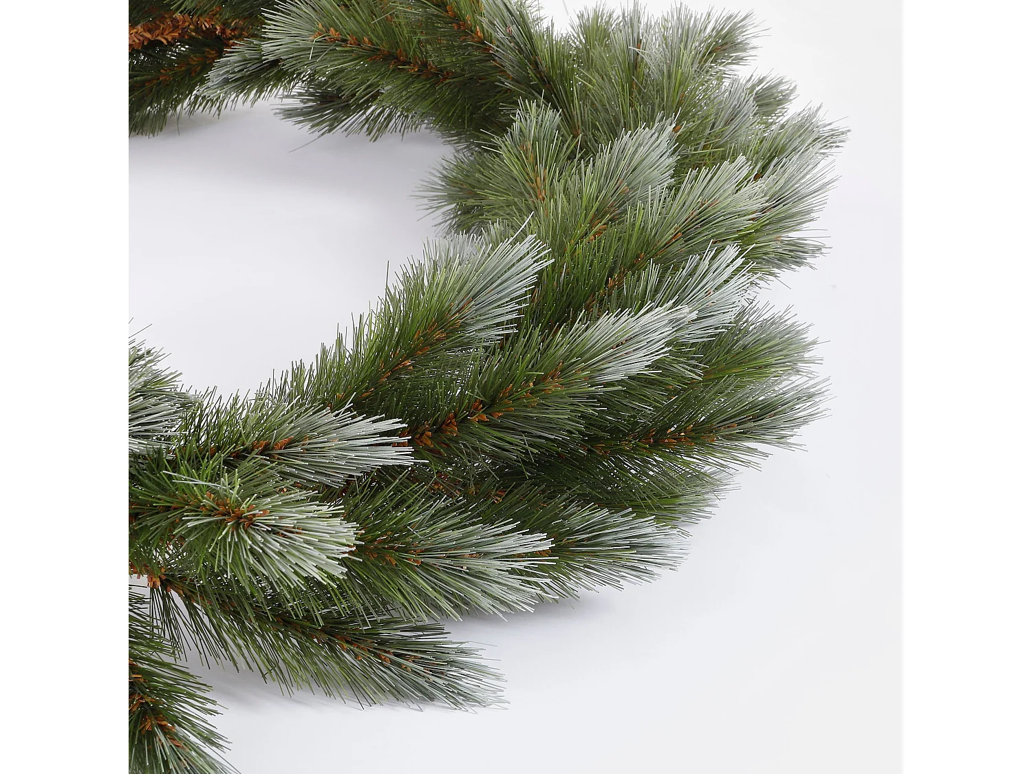 Guirlande van pvc hardneedle - 180 x Ø30 - Groen - PITTSBURGH