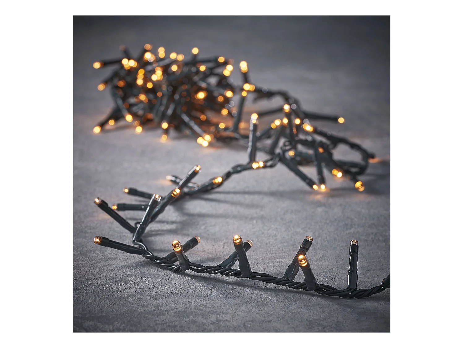 Guirlandes lumineuses en pvc - 1100 - Blanc chaud -