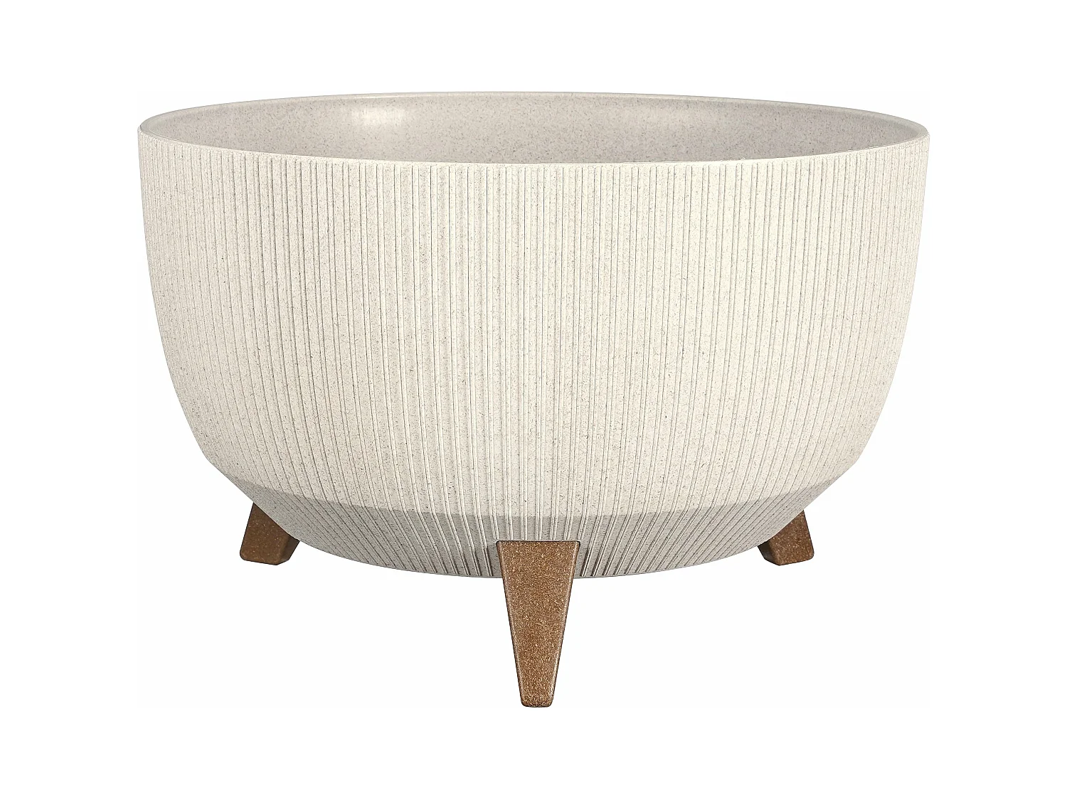 Bloempot binnen van polypropyleen - 20.5 x Ø40 - Off white - DOPPIO