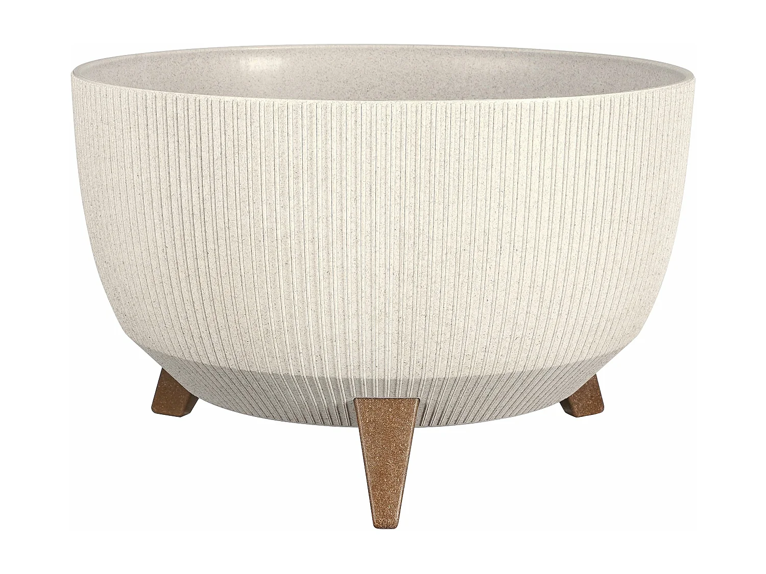 Bloempot binnen van polypropyleen - 20.5 x Ø40 - Off white - DOPPIO