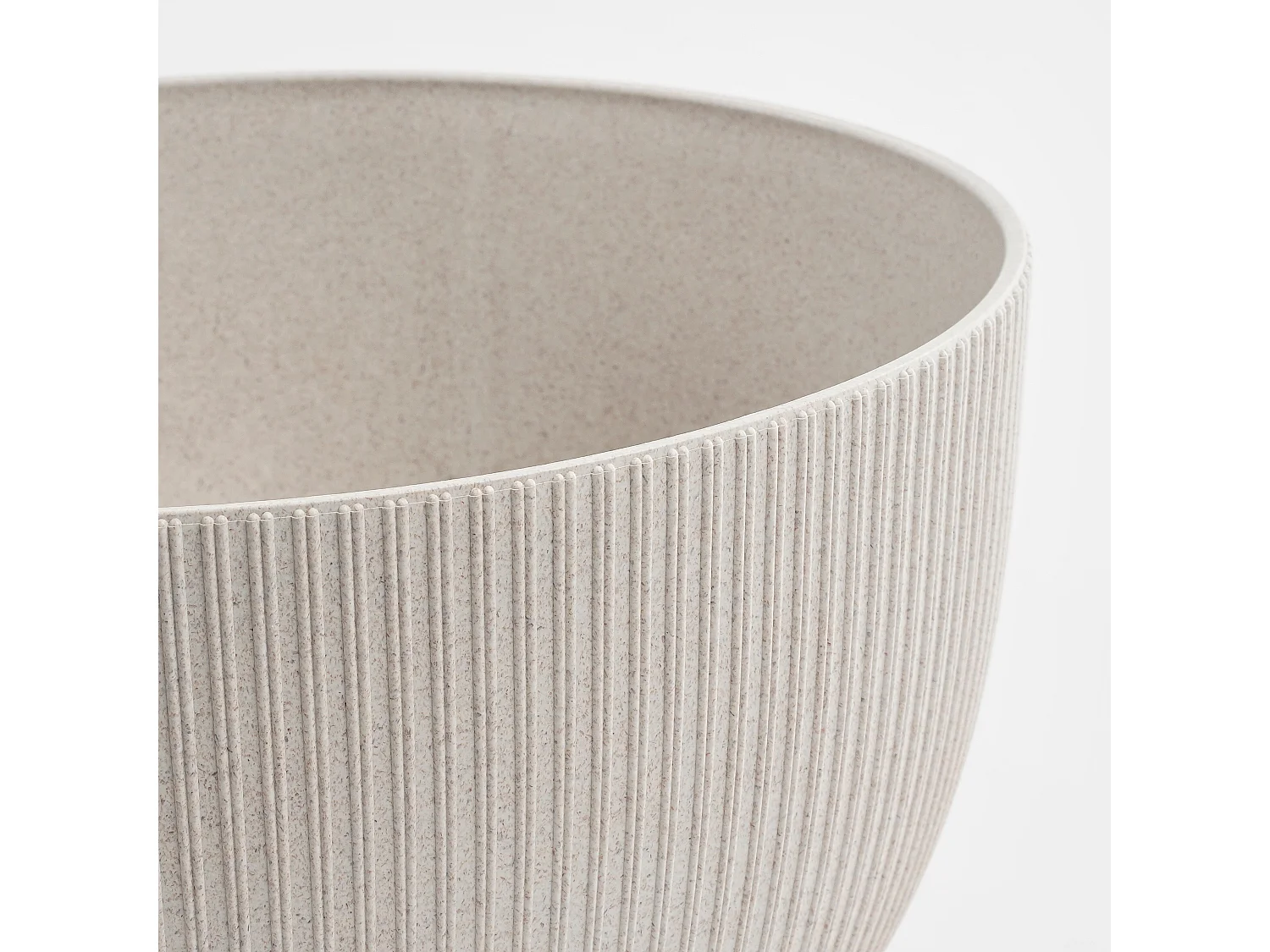 Bloempot binnen van polypropyleen - 20.5 x Ø40 - Off white - DOPPIO