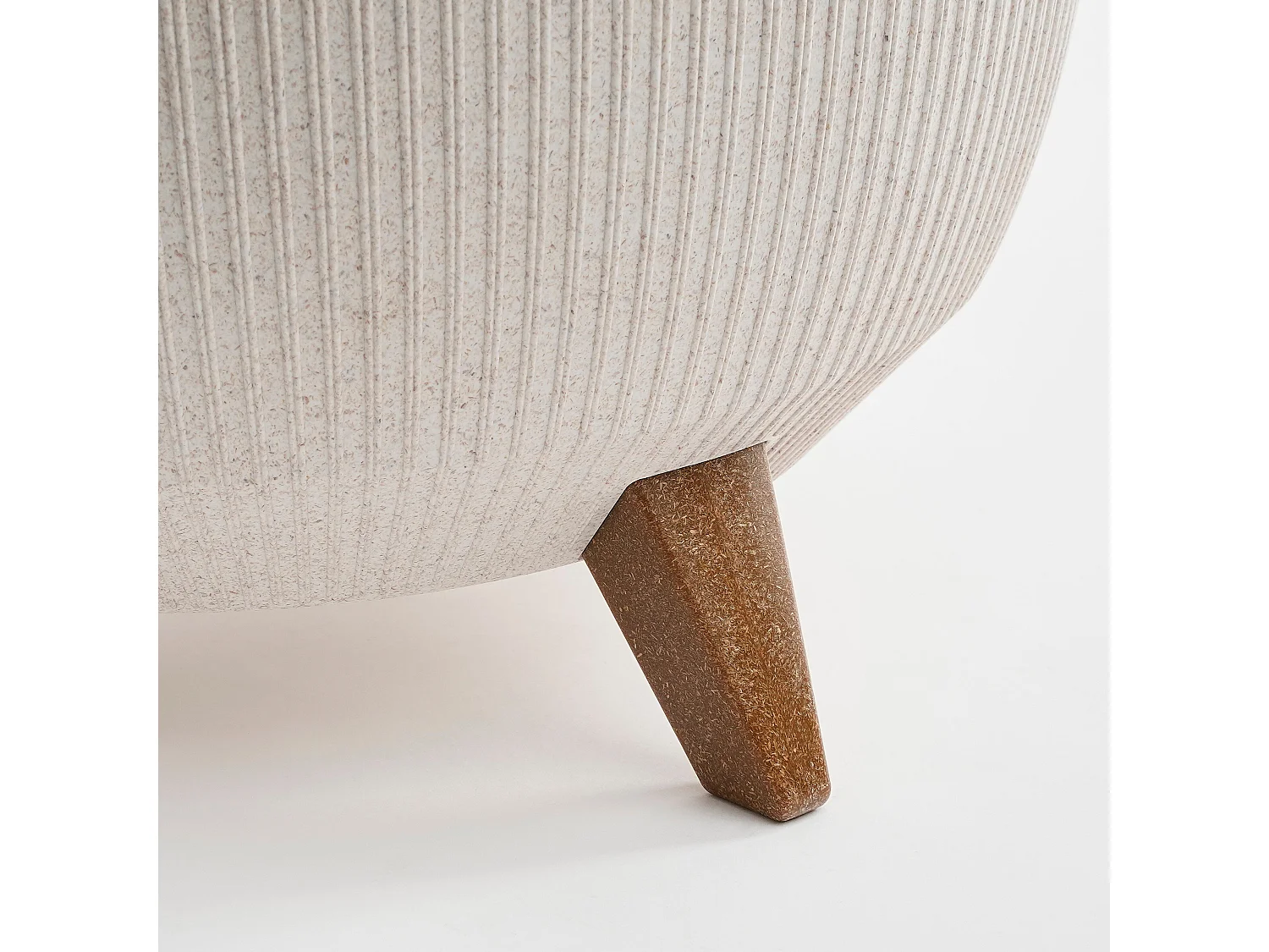 Bloempot binnen van polypropyleen - 20.5 x Ø40 - Off white - DOPPIO