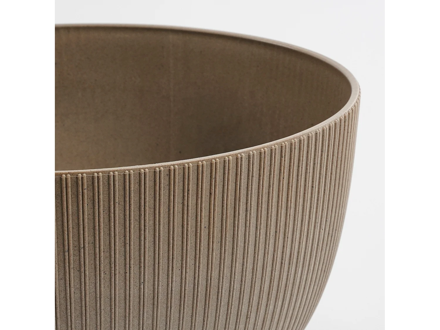 Pot de fleurs d'interieur  en polypropylène - 20.5 x Ø40 - Taupe - DOPPIO
