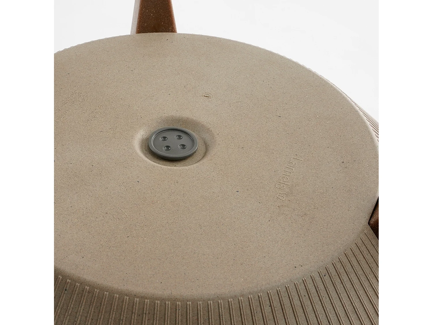 Pot de fleurs d'interieur  en polypropylène - 20.5 x Ø40 - Taupe - DOPPIO