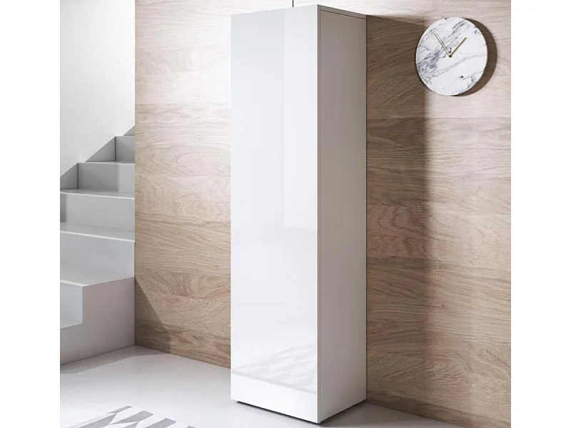 Vitrina para Salón comedor en Blanco 40x29x167cm Luke V4