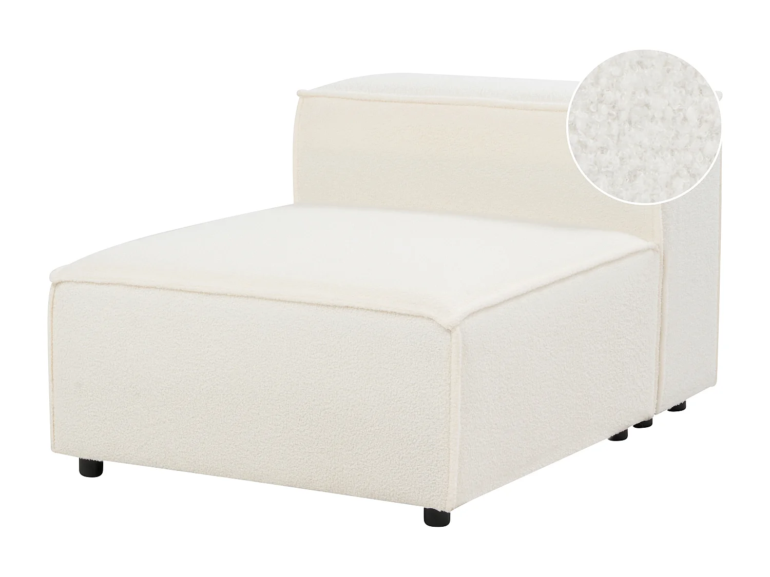 Sesselmodul APRICA Bouclé Weiss