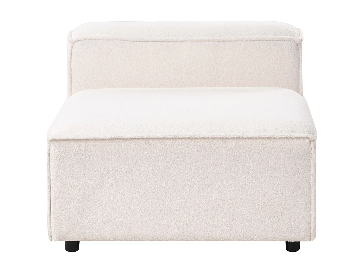 Module fauteuil ARDAL Bouclé Blanc cassé
