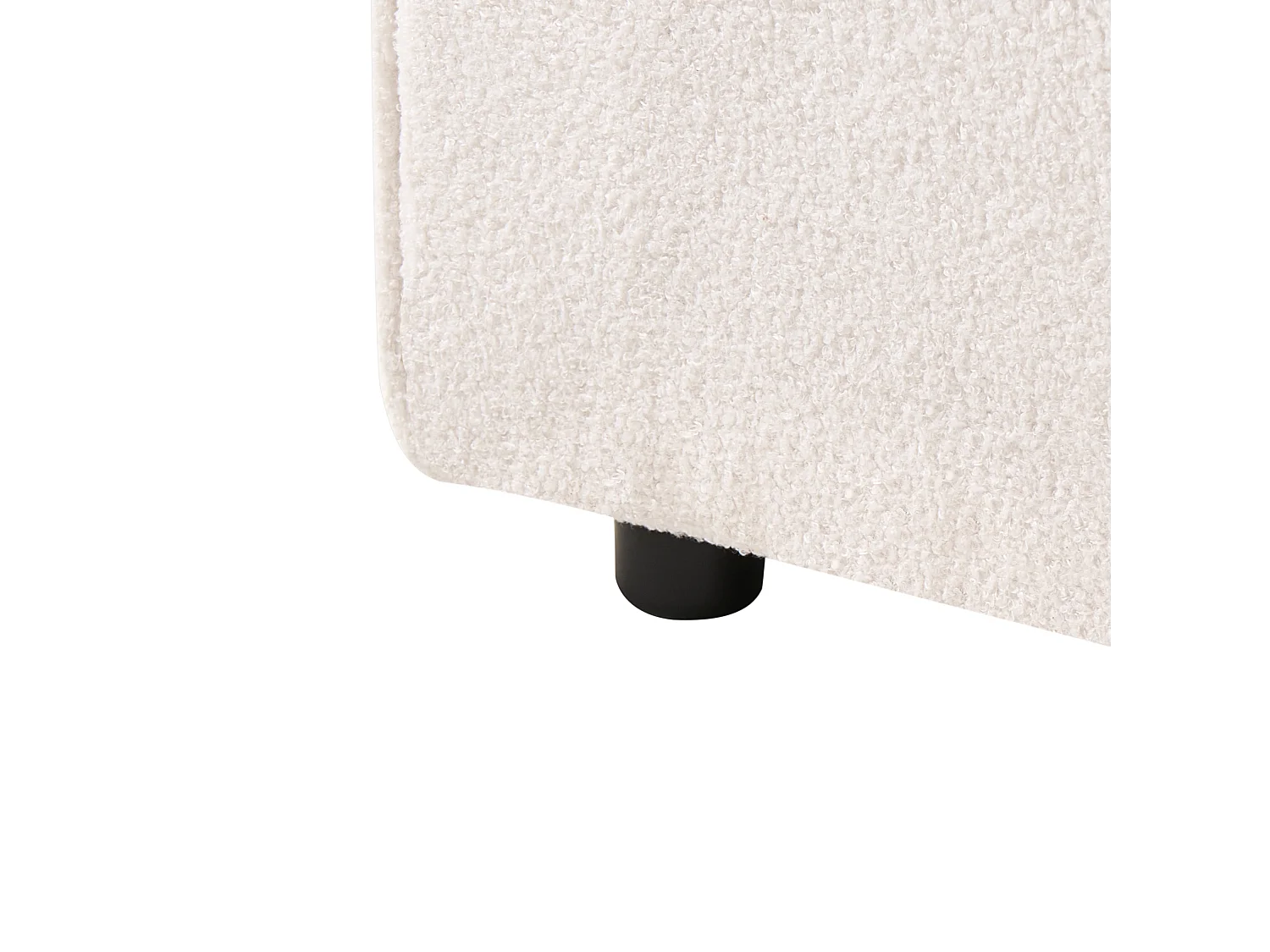 Module fauteuil ARDAL Bouclé Blanc cassé