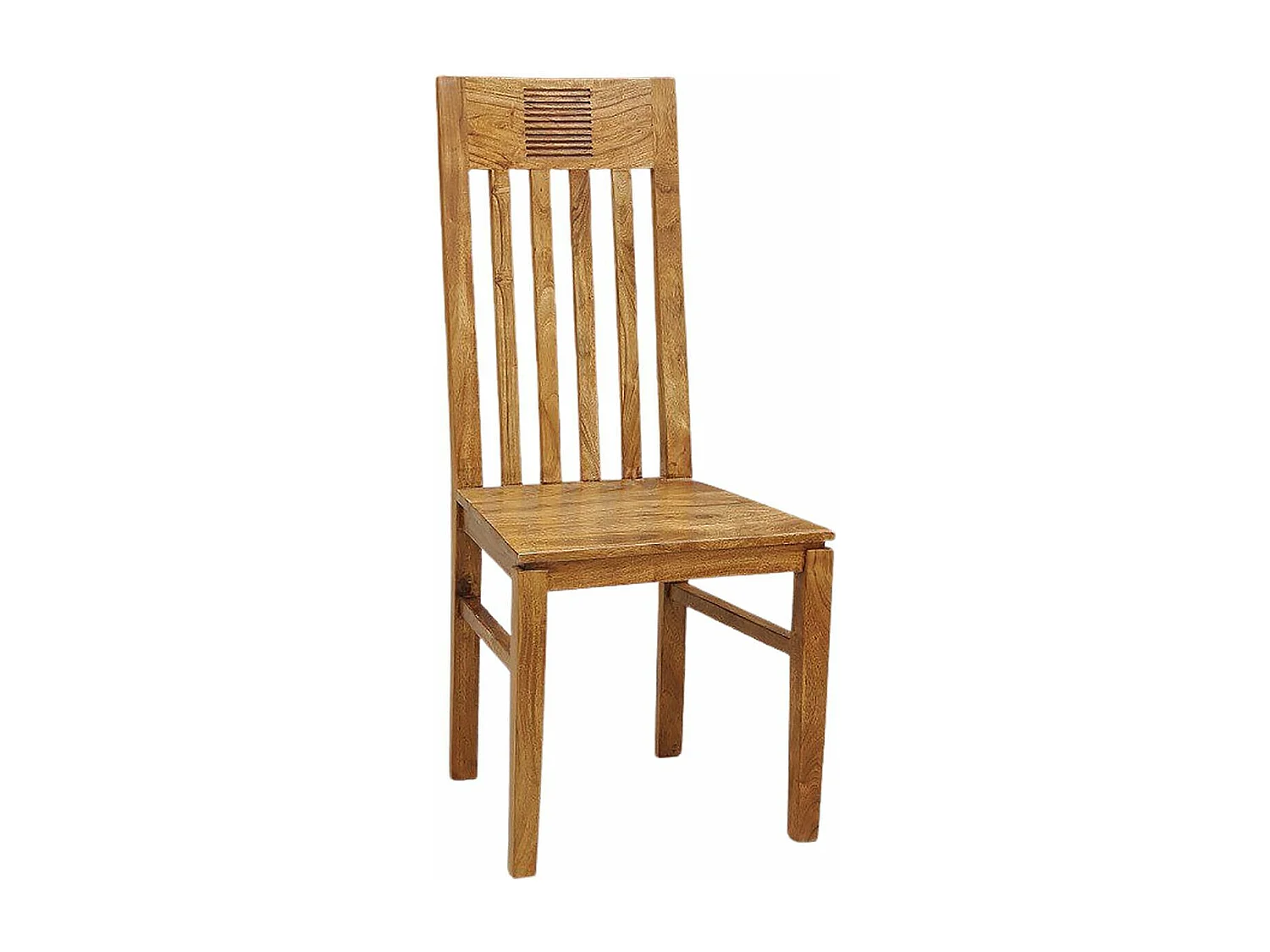 Chaise bois strié | Acacia Verone