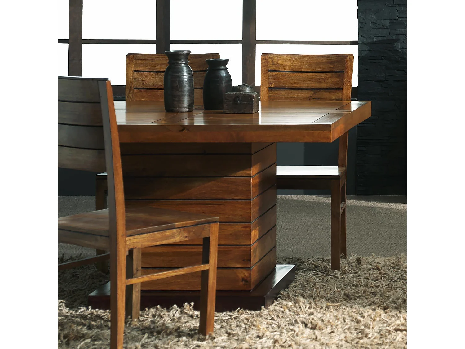 Chaise bois massif | Manguier Herods