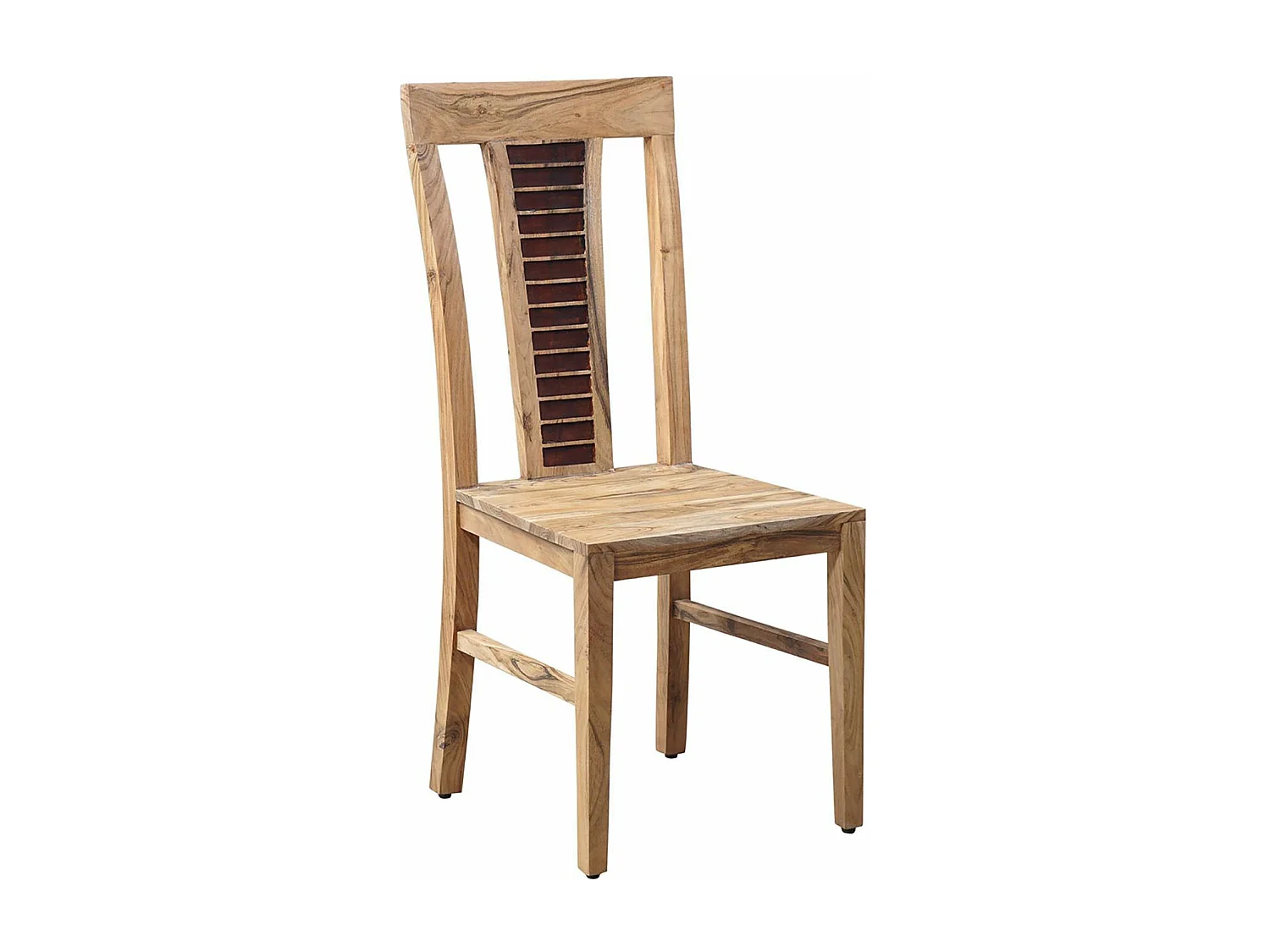 Chaise bois bicolore "Acacia Luxor"