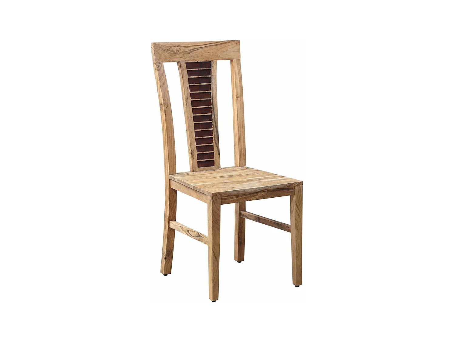 Chaise bois bicolore "Acacia Luxor"