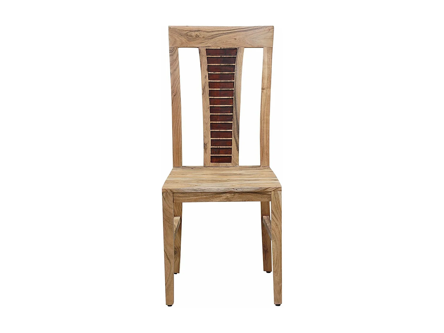 Chaise bois bicolore "Acacia Luxor"