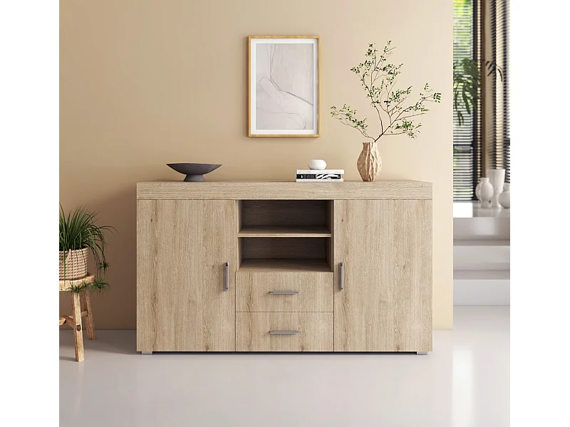 Aparador para Salón comedor en Sonoma 140x40x80cm Roque