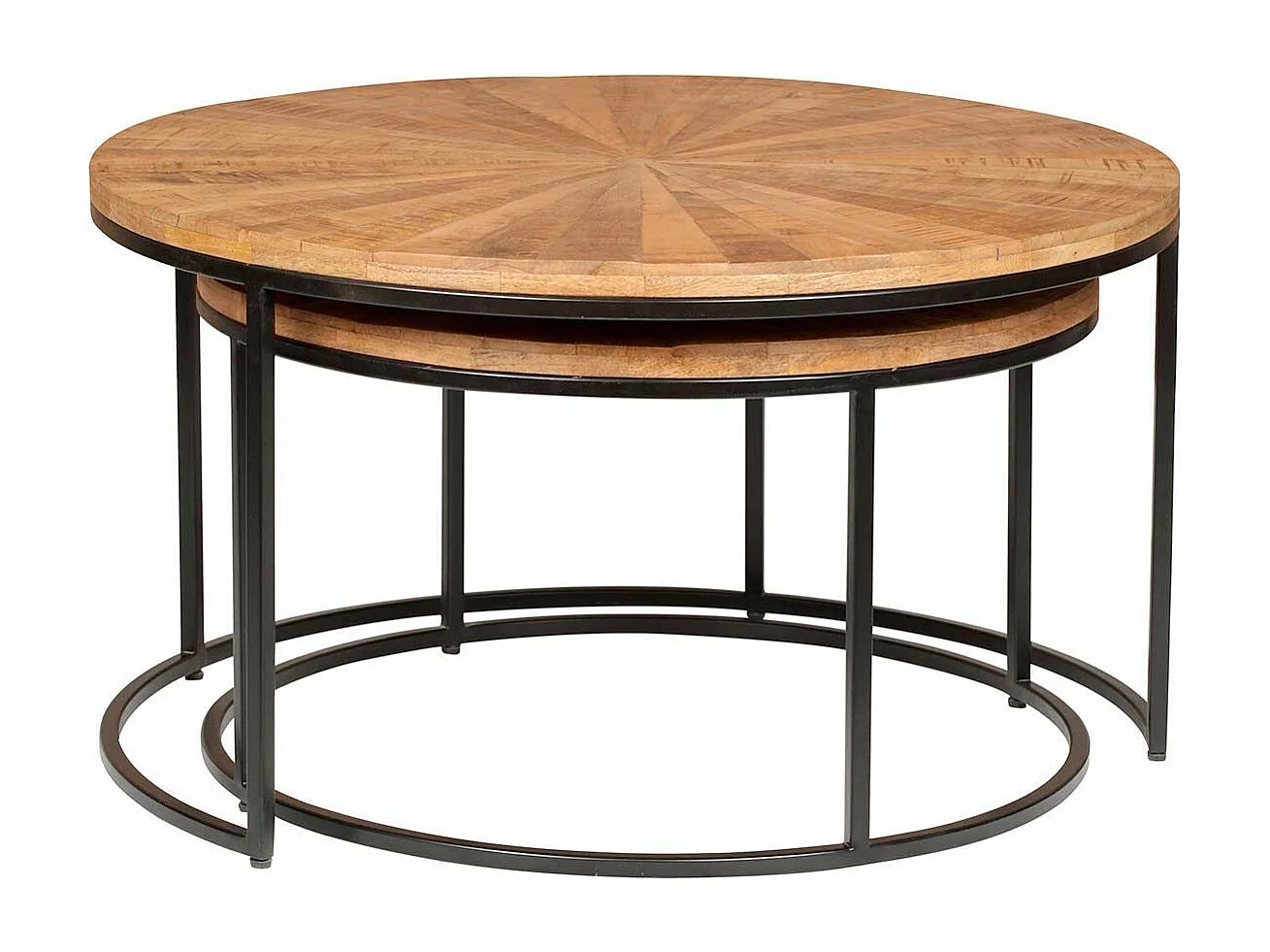 Tables basses rondes gigognes | Manguier Solaris