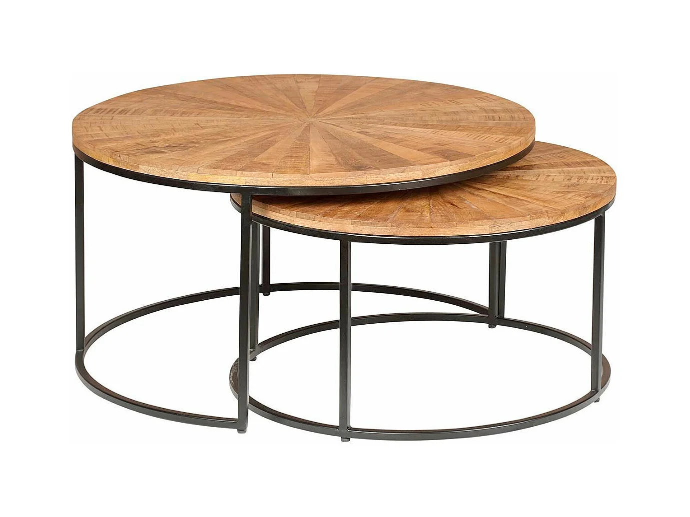 Tables basses rondes gigognes | Manguier Solaris