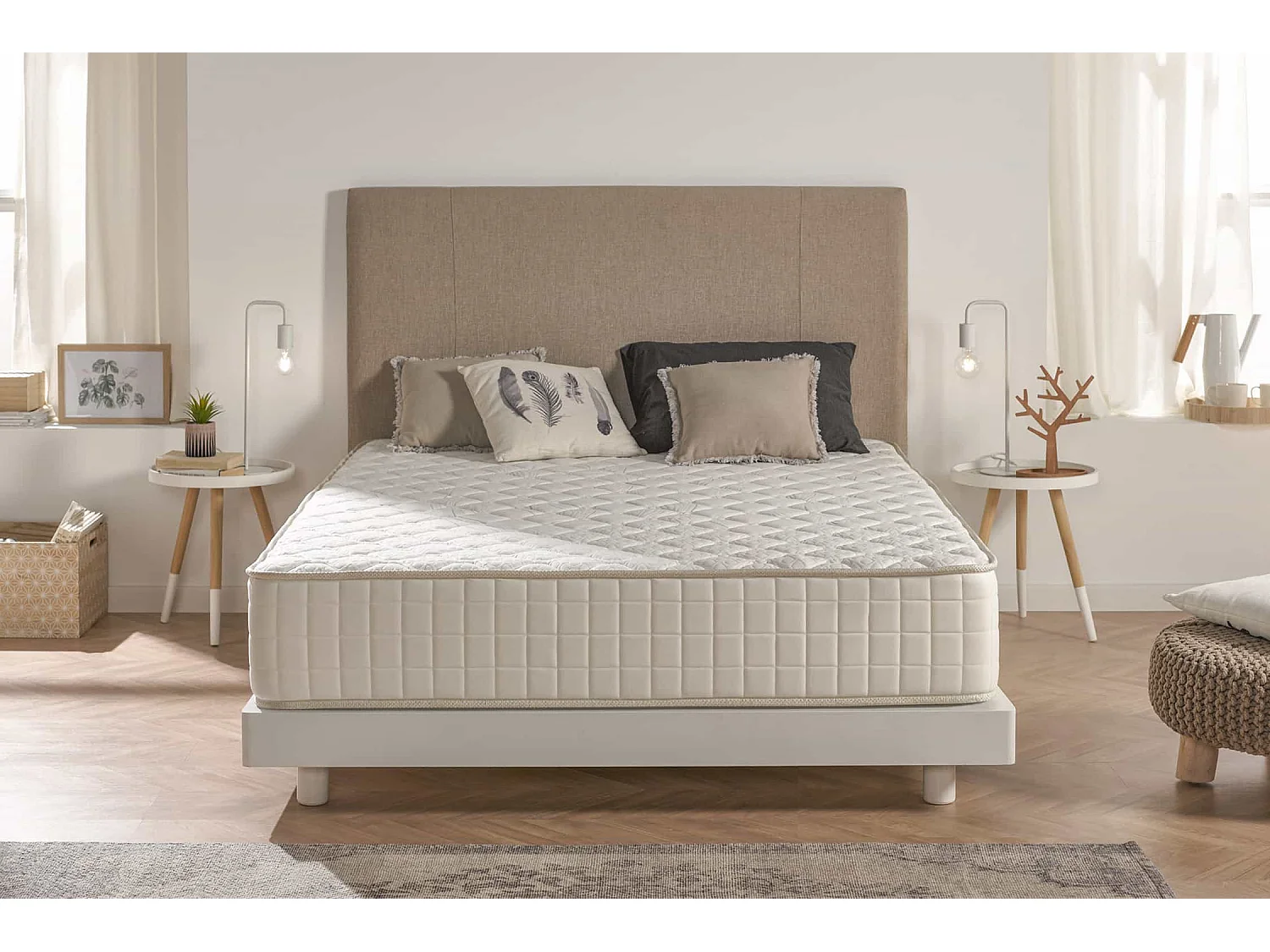 Matelas Mousse à memoire de forme Olympus, 30cm, 135x190cm - Moonia