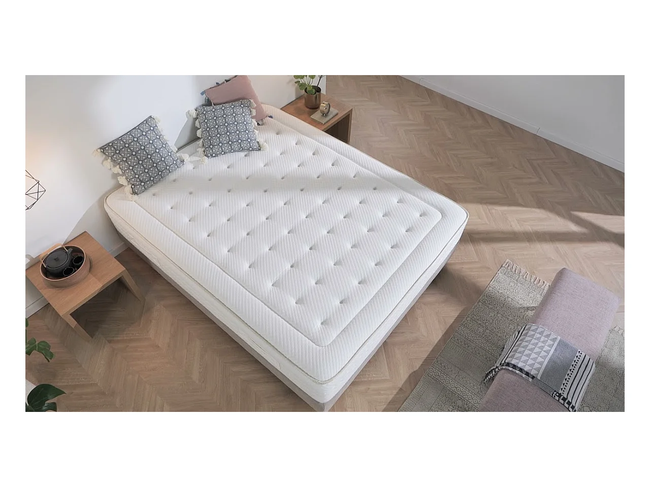 Royal Spring Premier HR 30 Latex Matras HR, 80 x 190 cm -Moonia