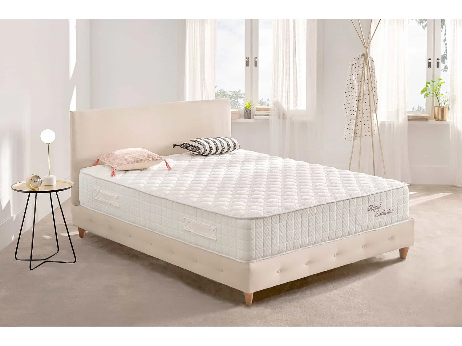 Matelas Ressorts Ensachés Royal Exclusive Ressorts ensachés, 30cm, 160x190cm - Moonia