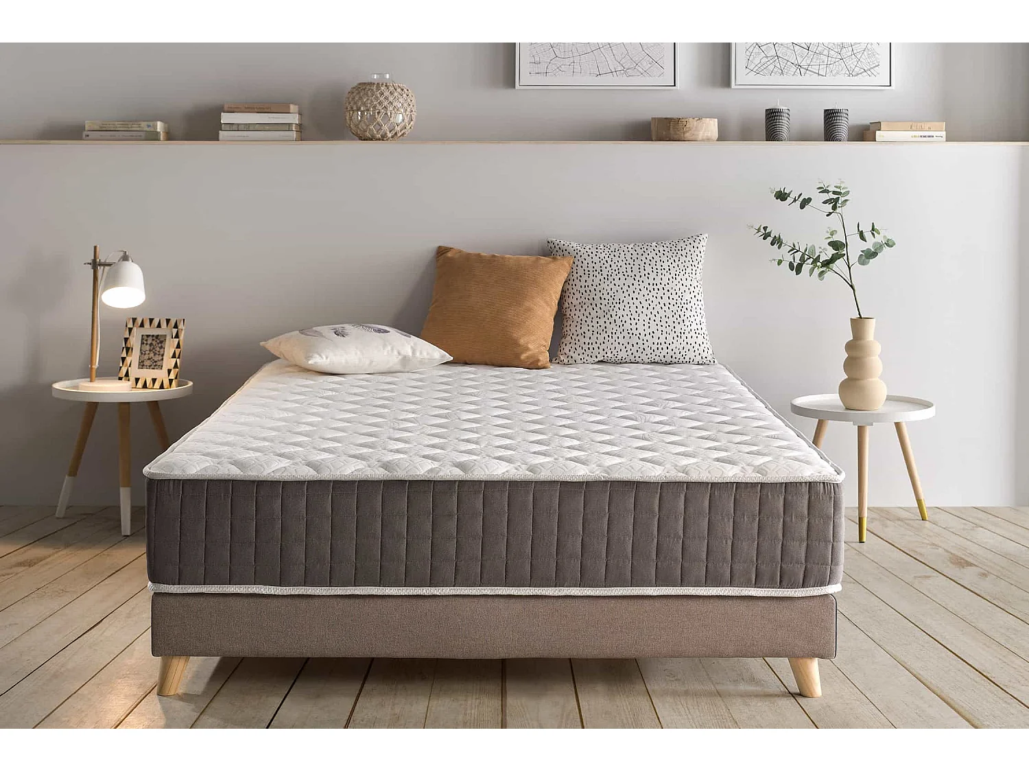 Visco-elastisch Matras King Relax Supreme 30cm, 150x190 cm -Moonia