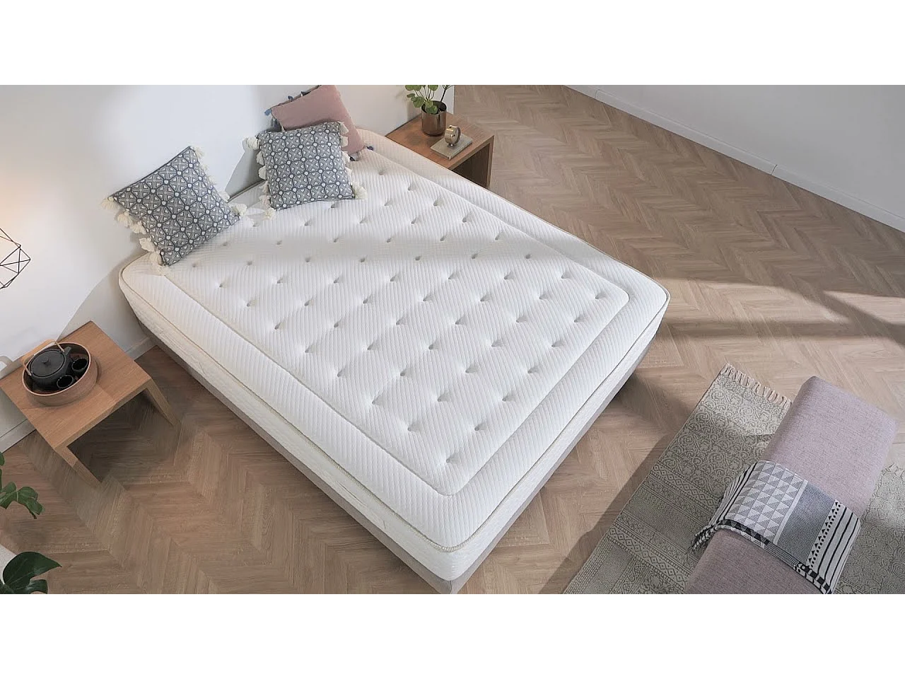 Matelas Royal Spring Premier en Latex HR 30 - 90x200 cm