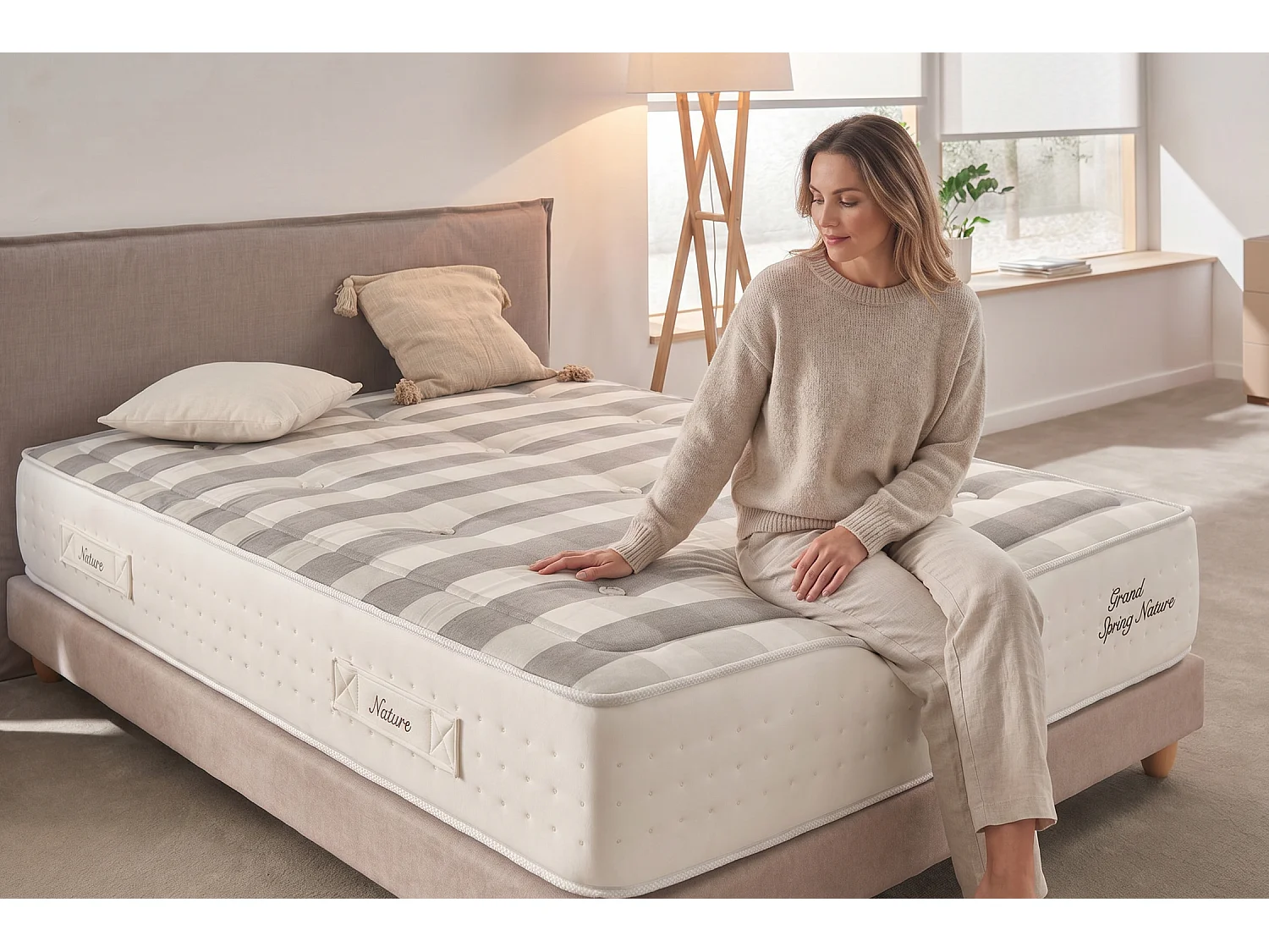 Matelas Grand Spring Nature, 30cm - 160x200 cm