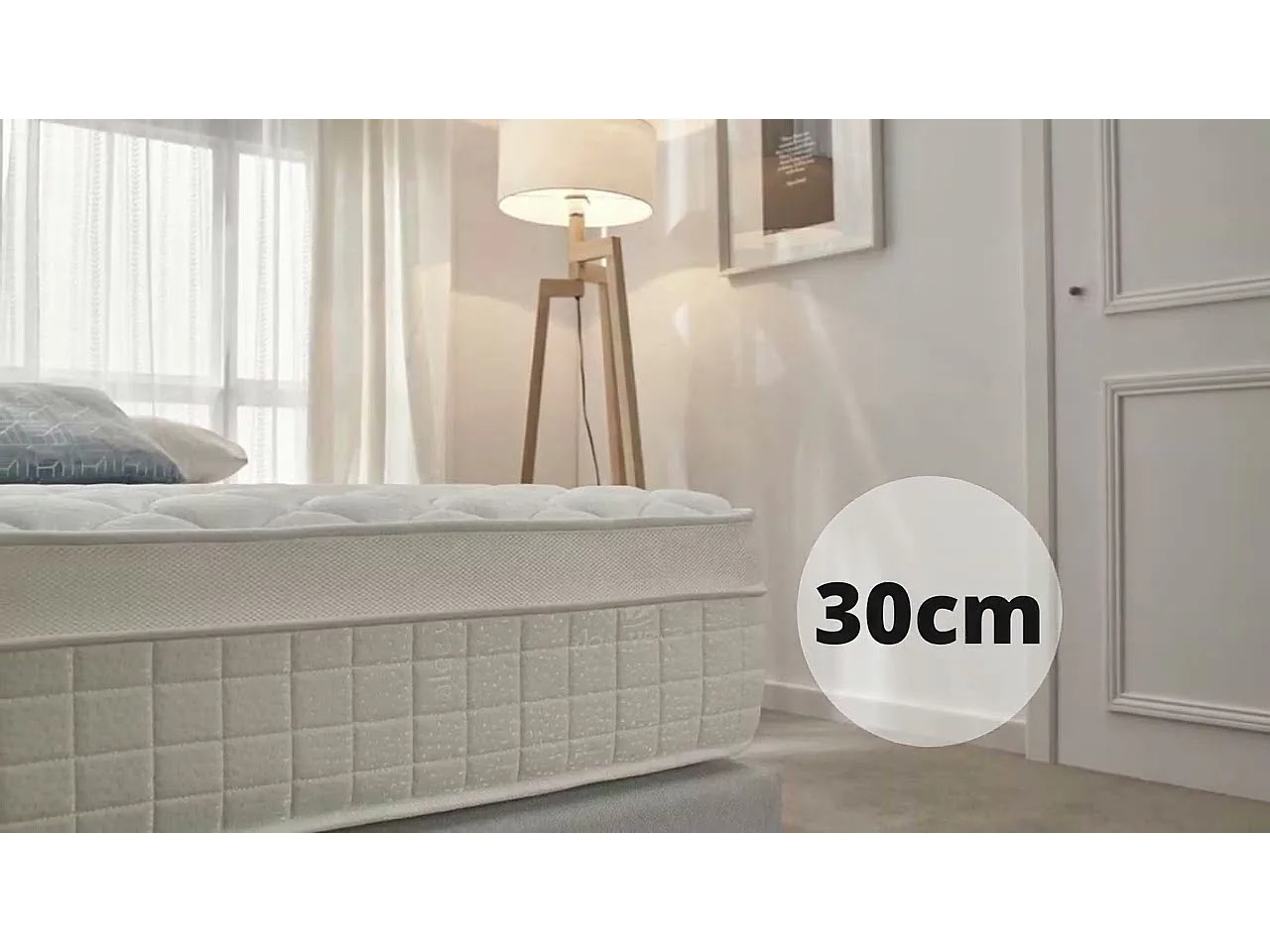 Box Spring Premier Pocketveren Matras - 80X190, 30cm - Moonia